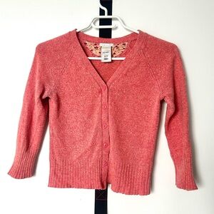 Vintage Y2K Pink Fitted Cardigan